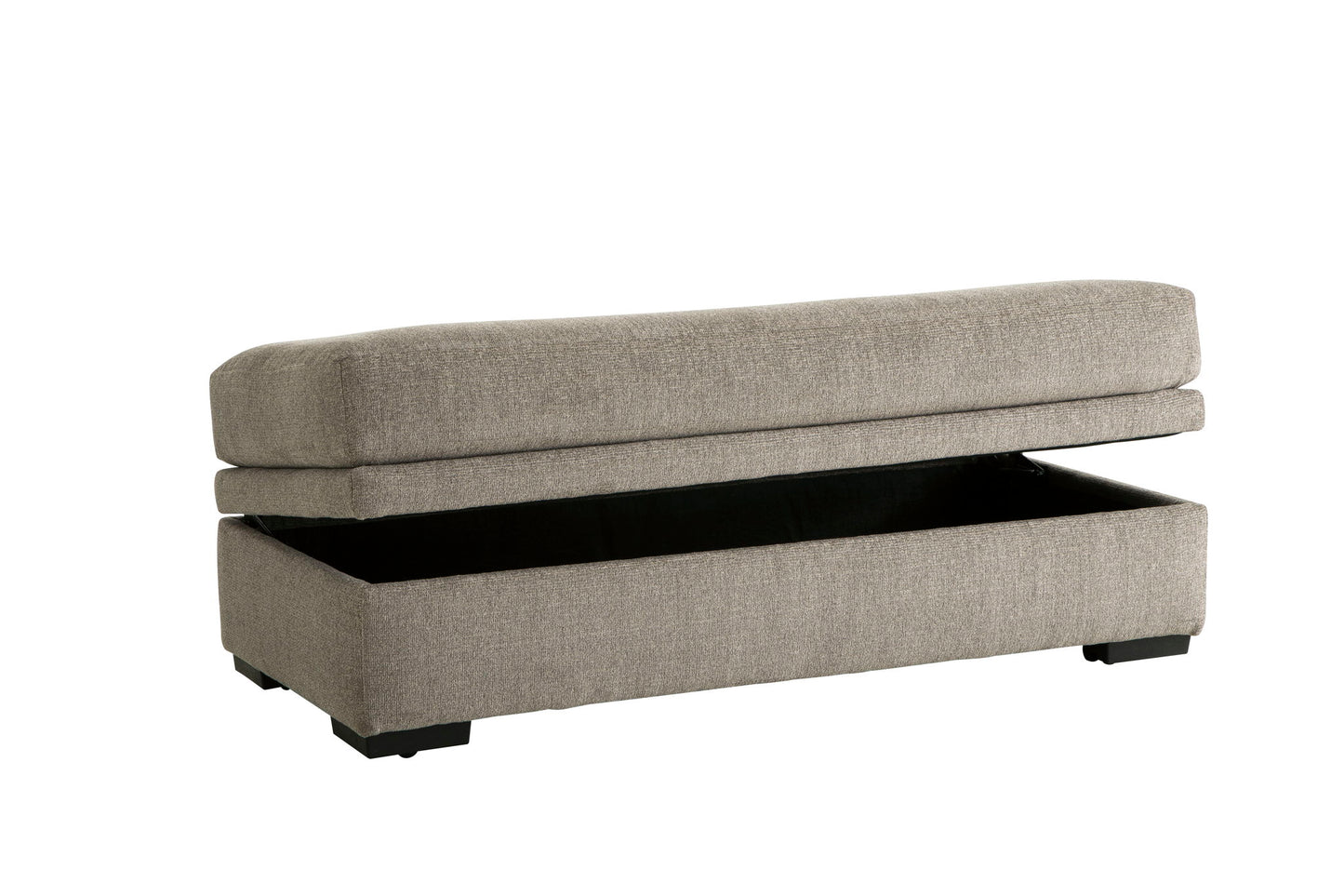 1674 Bri Pewter Storage Ottoman
