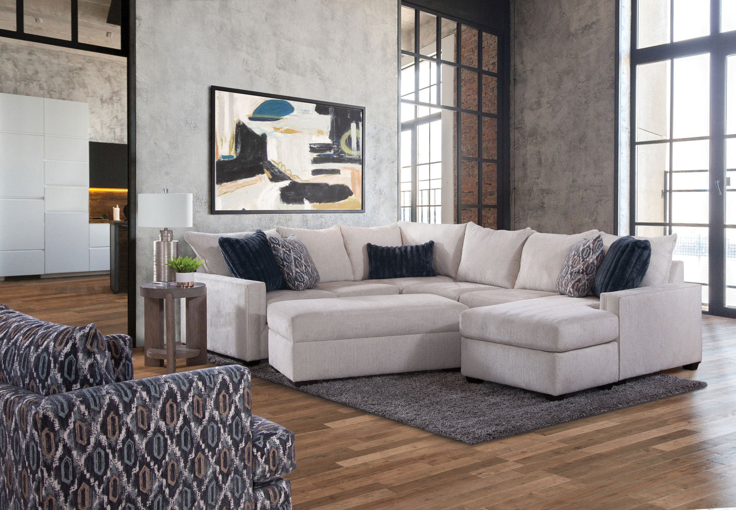 3590 Willett Stone 2 PC Sectional