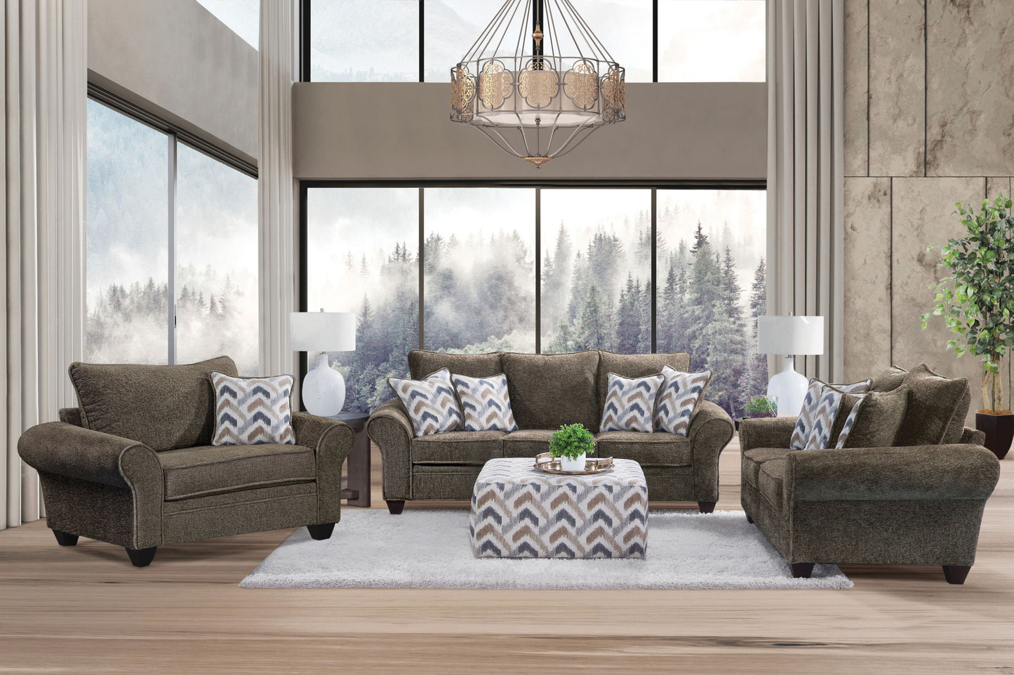 1000 Arlington Chocolate Sofa