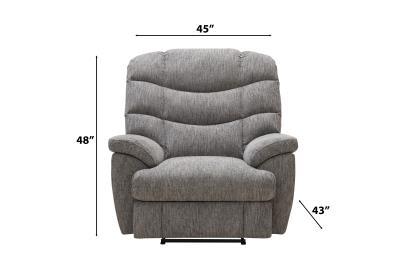 119: 7575 Big Easy Grey recliner