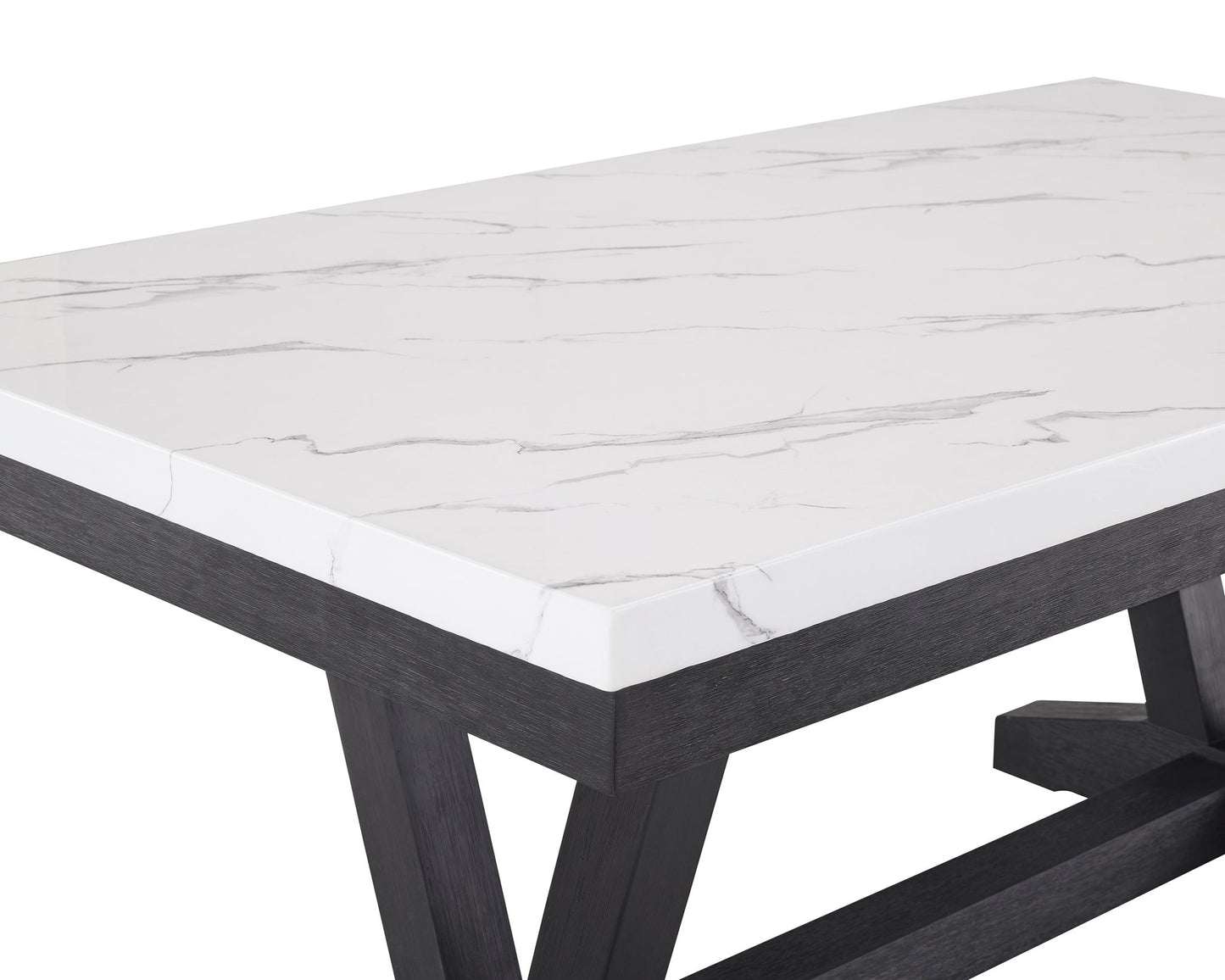Vance - Dining Room Set - Charcoal / Dove