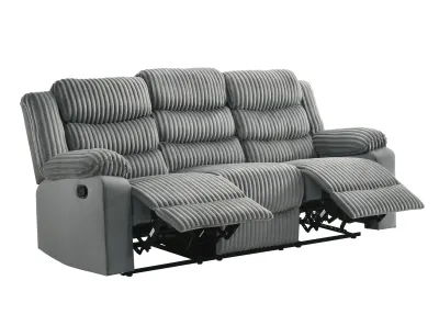 Max Reclining Sofa & Loveseat (Gray)