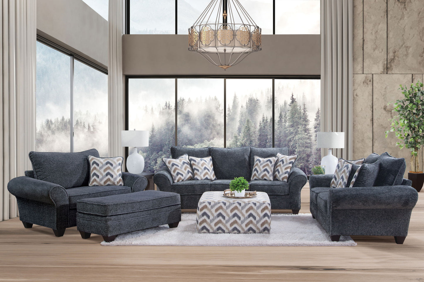 1000 Arlington Charcoal Loveseat