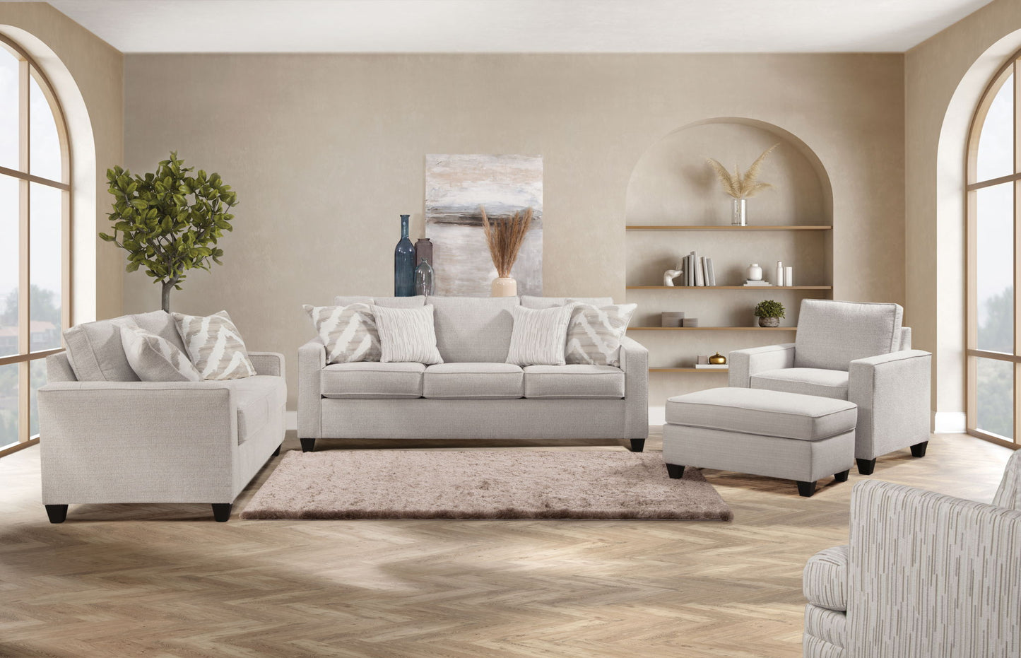 7205 Carmine Pebble Chair