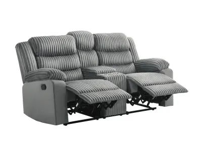 Max Reclining Sofa & Loveseat (Gray)