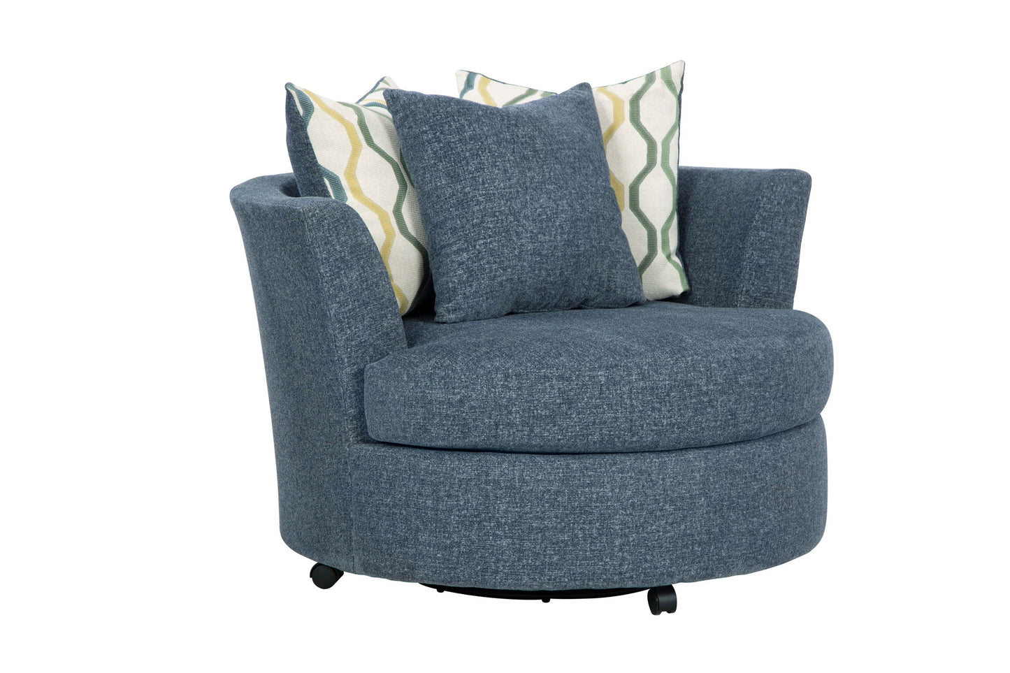 3140 Tampa Indigo Swivel Chair