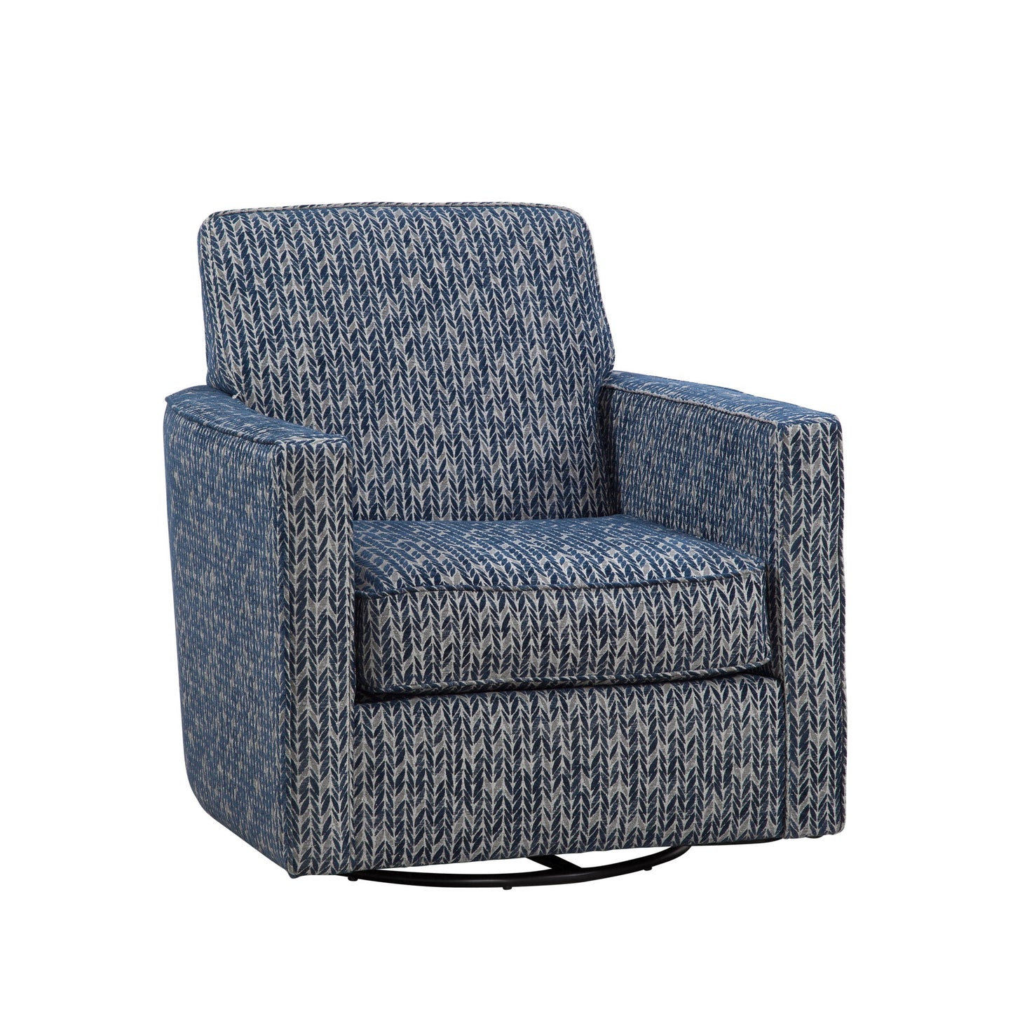 1128 Bowmore Navy Swivel Chair