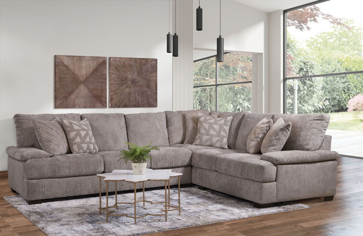 2170 Vega Cement 2 PC Sectional
