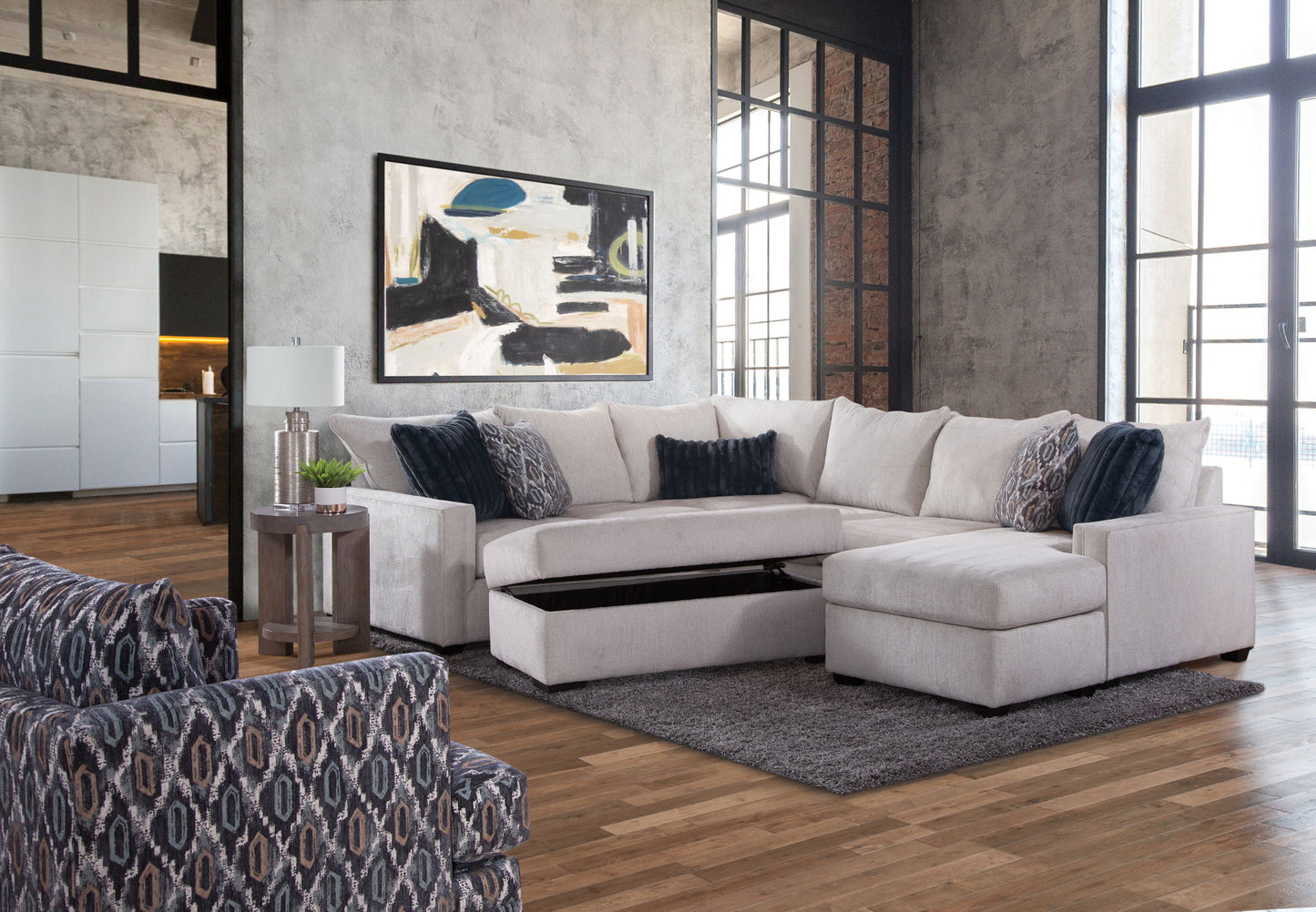 3590 Willett Stone 2 PC Sectional