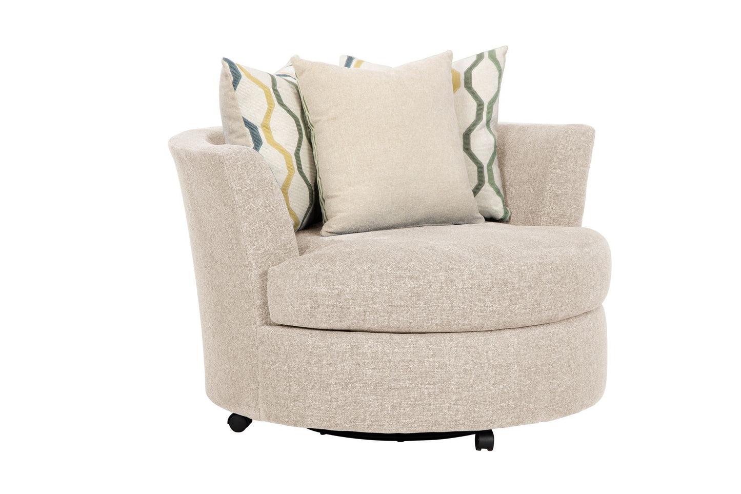 3140 Tampa Cream Swivel Chair