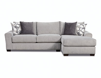 2235 Apollo Gray 2 PC Sectional