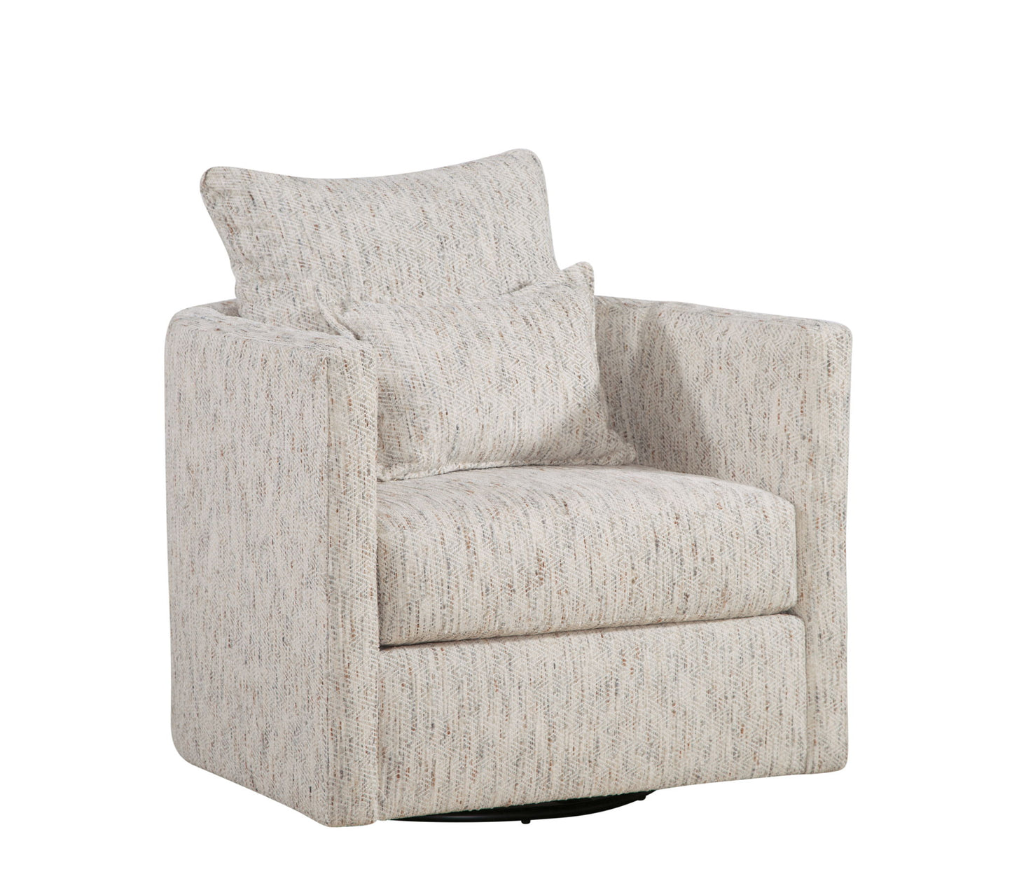 1082 Mallory Chalk Swivel Chair