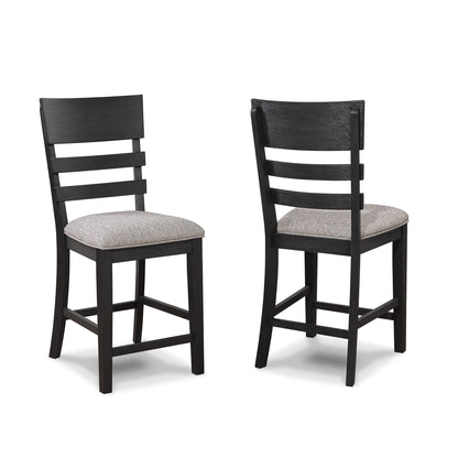 Guthrie - 5 Piece Counter Dining Room Set - Charcoal / Gray