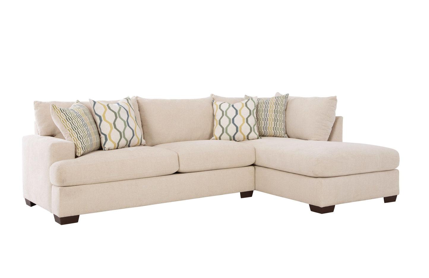 3140 Tampa Cream 2 PC Sectional