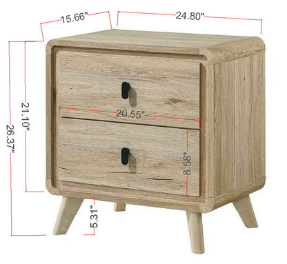 Dawson - Night Stand - Light Brown