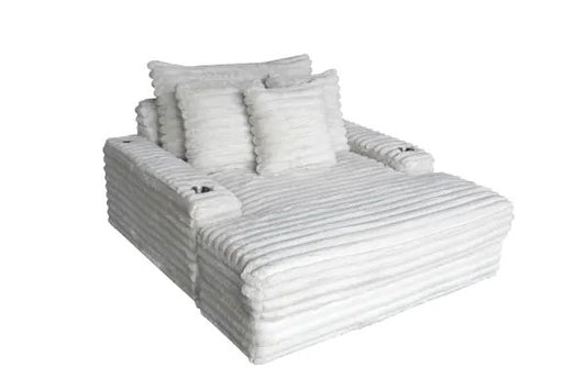 Amy Double Chaise Chair (Smoke)