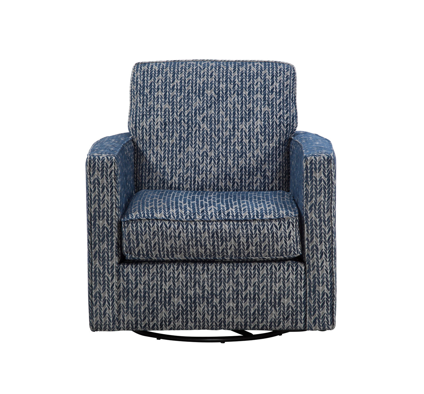 1128 Bowmore Navy Swivel Chair
