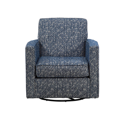 1128 Bowmore Navy Swivel Chair