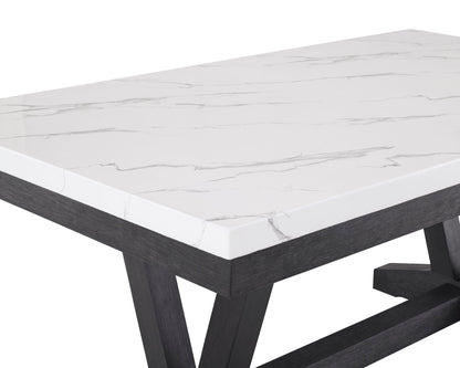 Vance - Dining Room Set - Charcoal / Dove