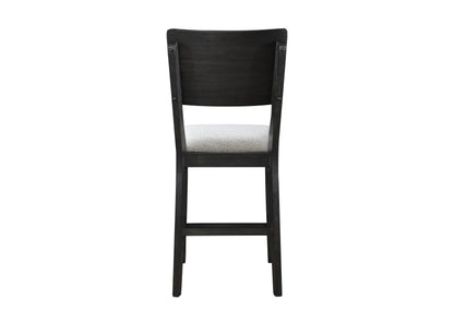 Cline - Counter Height Chair (Set of 2) - Charcoal / Gray