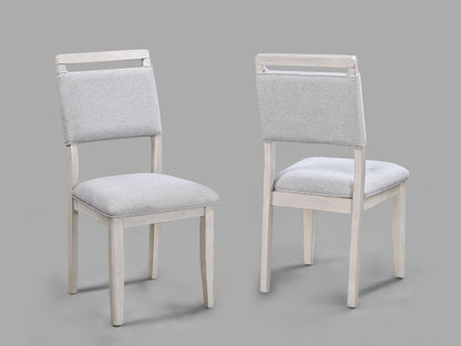 Blanche - 5 Piece Dining Room Set - Antique White