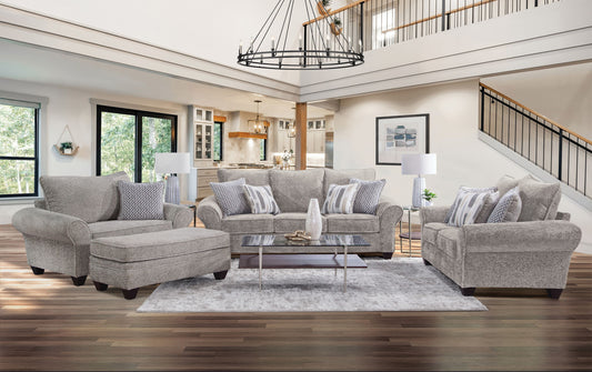1001 Flannery Beige Ottoman