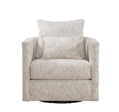 1082 Mallory Chalk Swivel Chair