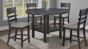 Guthrie - Counter Height Chair (Set of 2) - Charcoal & Gray
