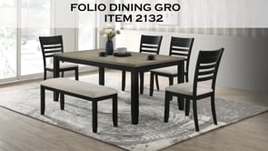 Folio - Bench - Black / Gray