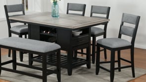 Frey - Counter Height Bench - Black